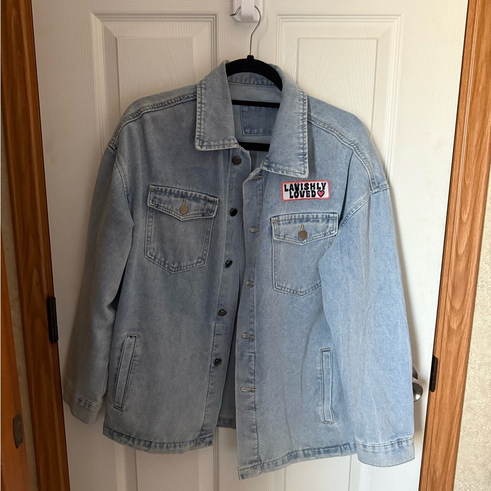 Custom Oversized Denim Jacket
